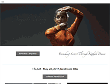 Tablet Screenshot of anjali-nath.com